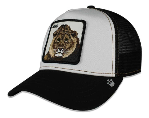 Gorra Goorin Bros Trucker Mane Man Negro/blanco Unitalla