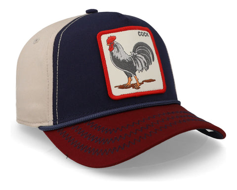 Gorra Goorin Bros All American Rooster 100 Azul Marino