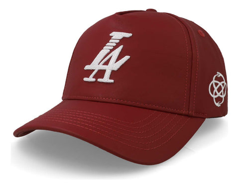 Gorra Reference Paradise La Leather Maroon Unitalla