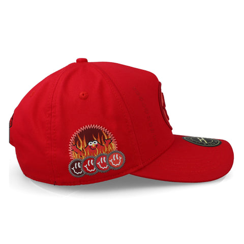 Gorra JC Hats Beautiful Disaster 2865 Rojo Unitalla