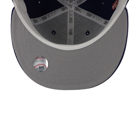 Gorra New Era 59 Fifty MLB Dodgers Upside Azul Cerrada