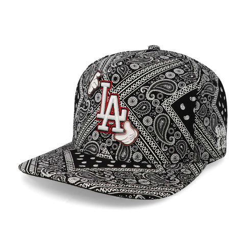 Gorra Cash Only Ny Bandana Snap Negro Unitalla