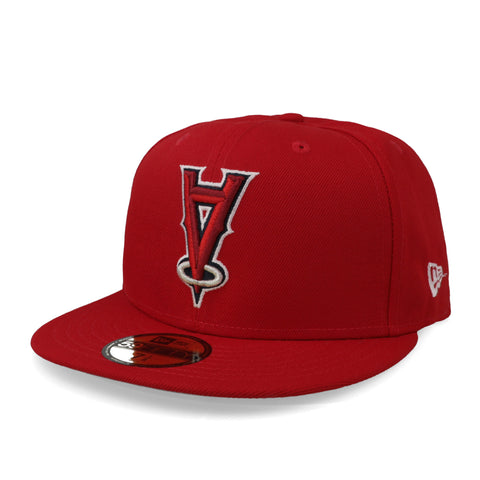 Gorra New Era 59 Fifty MLB Angels Upside Down Rojo Cerrada