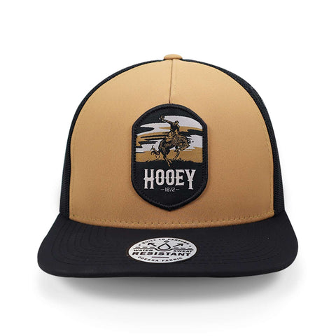 Gorra Hooey Cheyenne 5 Panel Trucker Patch Café Uni