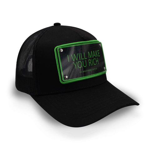 Gorra GC Brothers I Will Make You Rich Negro/Verde Unitalla