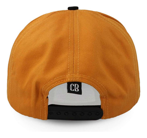Gorra Cara Blanca Cb04 22 Cb Parche Tela Mostaza Unitalla