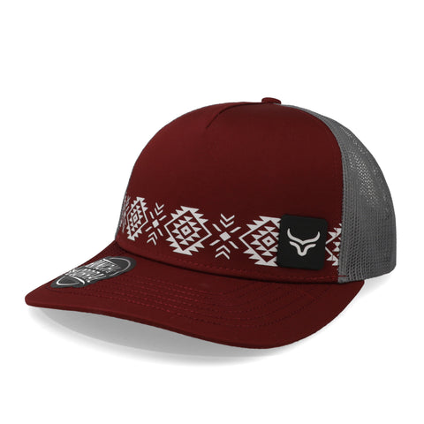 Gorra Ranch & Corral Navajo 19 Rojo Unitalla