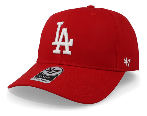 Gorra '47 MLB Dodgers Raised Basic MVP Rojo Unitalla