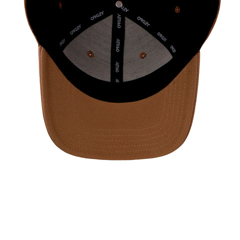 Gorra Oakley 6 Panel Stretch Hat Embossed Caqui Cerrada