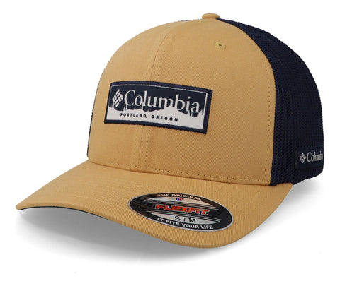 Gorra Columbia Mesh Ballcap Beige Cerrada