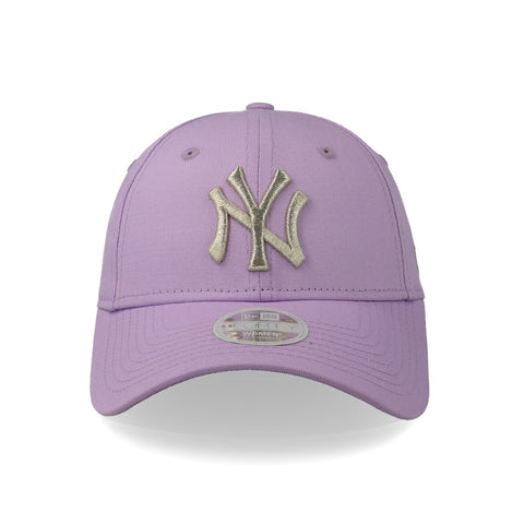 Gorra New Era 9 Forty MLB Yankees Wmns Metallic Logo Lila Unitalla