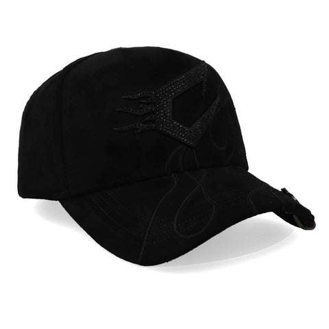 Gorra Clover Garments CLVR C Diamonds Flames Negra Unitalla