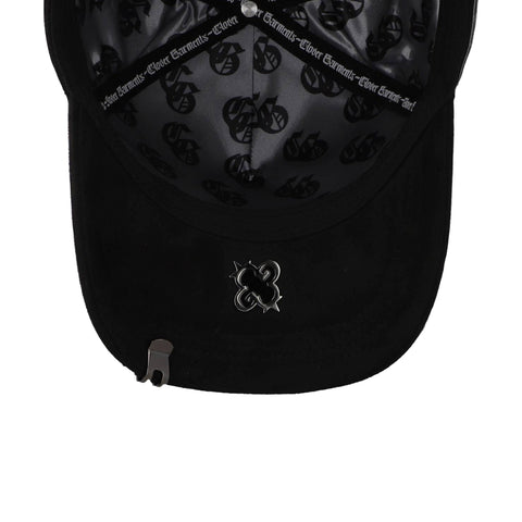 Gorra Clover Garments CLVR C Diamonds Flames Negra Unitalla