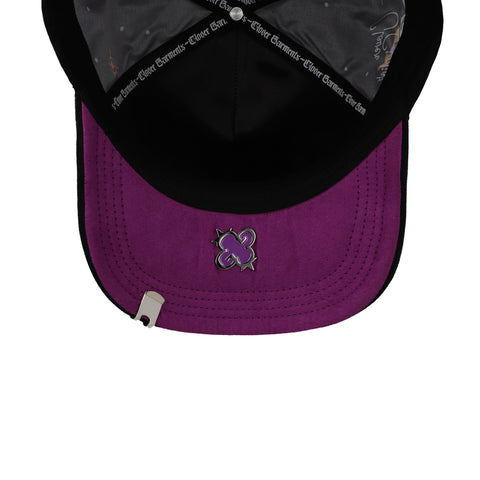 Gorra Clover Garments Eyes On Fire Negra Unitalla