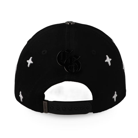Gorra Clover Garments Cherry Clouds Negra Unitalla