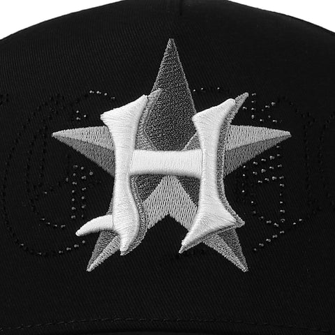 Gorra Clover Garments Houston II Negra Unitalla