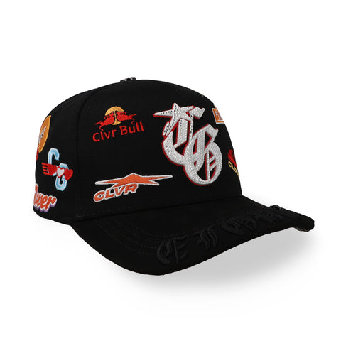 Gorra Clover Garments CLVR Pat Negro Unitalla