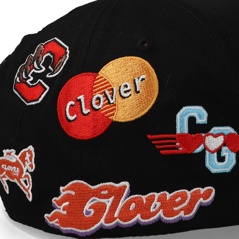 Gorra Clover Garments CLVR Pat Negro Unitalla