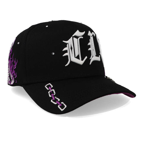 Gorra Clover Garments CLVR Skull Negra Unitalla