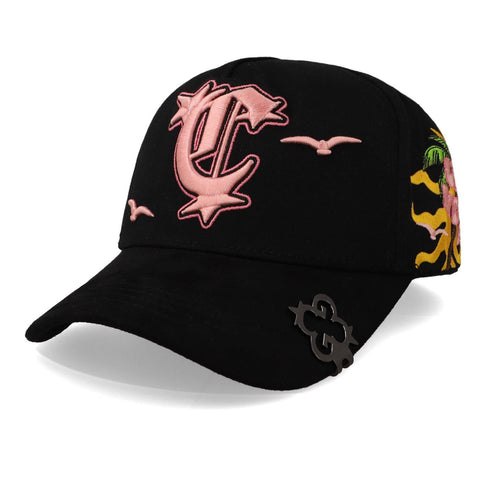 Gorra Clover Garments CLVR UVST Negra Unitalla