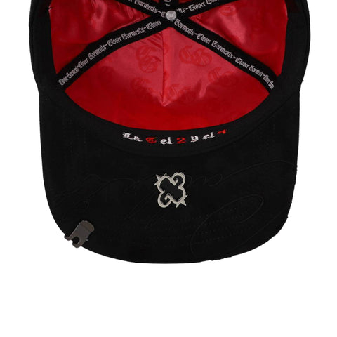 Gorra Clover Garments Calle 24 Chrome Cross Negra Unitalla