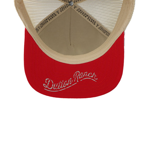 Gorra Ranch & Corral Yellowstone 17 Beige Unitalla