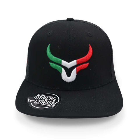 Gorra Ranch and Corral Tricolor Negro Unitalla