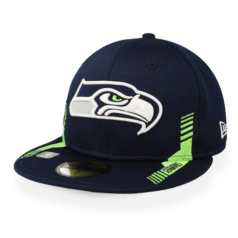 Gorra New Era 59 Fifty NFL Seahawks Sideline 2021 HM Azul