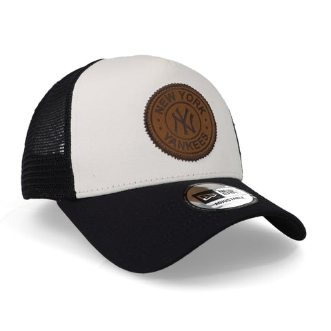 Gorra New Era 9 Forty MLB Yankees Team Patch Trucker Negro