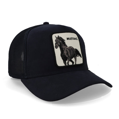 Gorra Goorin Bros 101-1870 The Suede Mustang Azul Unitalla