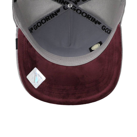 Gorra Goorin Velour Wolf 2348GLO01 Gris Unitalla