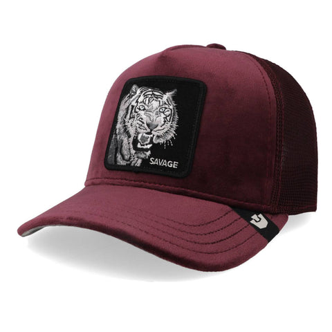Gorra Goorin Velour Tiger Vino Unitalla