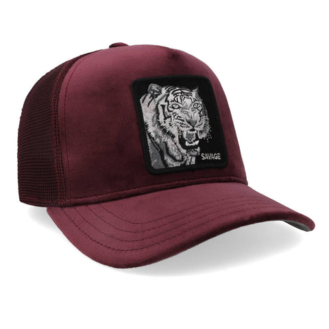 Gorra Goorin Velour Tiger Vino Unitalla