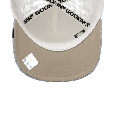 Gorra Goorin Denim Fly High 2590DEN02 Blanco Unitalla