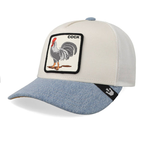 Gorra Goorin Bros Rooster Fan Institution Ball Club Blanco