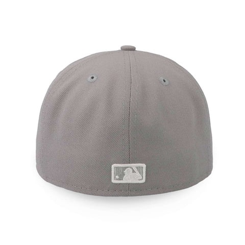 Gorra New Era 59 Fifty MLB Yankees Basic Gris/Blanco