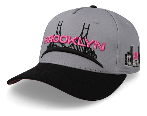 Gorra Overrated Broklyn Gris Unitalla