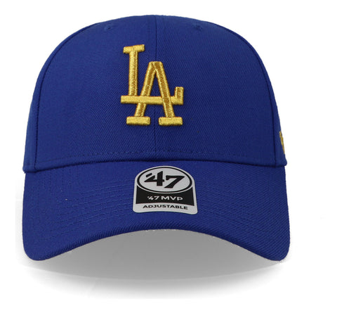 Gorra '47 MLB Dodgers Metallic Snap MVP Royal Azul Unitalla