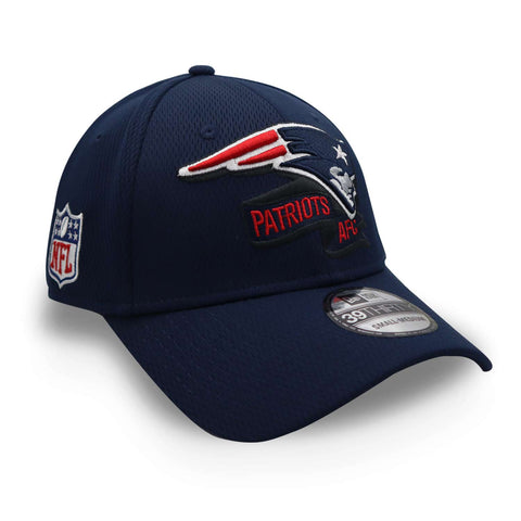 Gorra New Era 39 Thirty NFL Patriots Sideline Coach Azul