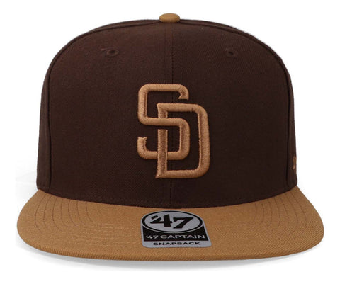 Gorra '47 MLB Padres No Shot Captain Café Unitalla
