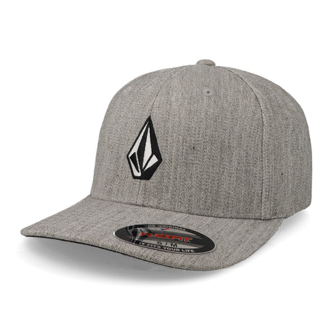 Gorra Volcom Full Stone Hthr D5512321 Flexfit Gris Cerrada