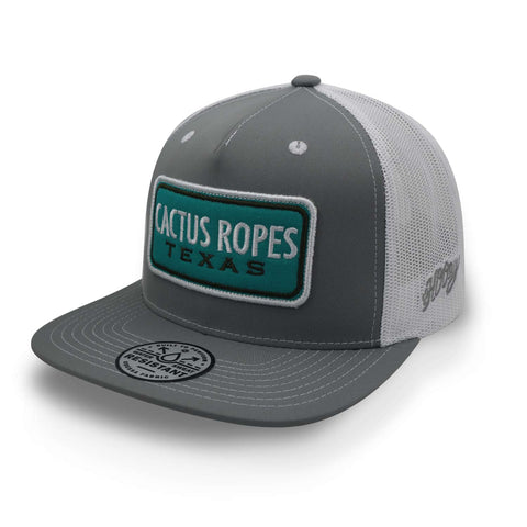 Gorra Hooey Cactus Ropes 5 Panel Gris Unitalla