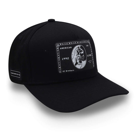 Gorra Gc Brothers Amex Snapback Curva Negro Unitalla