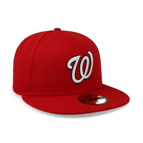 Gorra New Era 59 Fifty MLB Nationals Ac Game Rojo