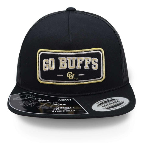 Gorra Hooey Colorado 5 Panel Trucker Rectang Negro Unitalla