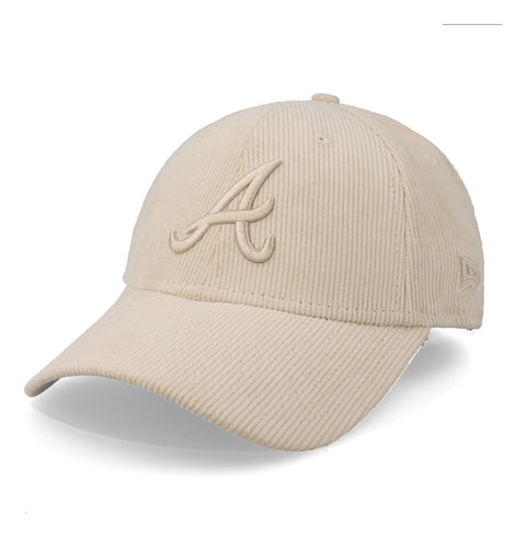 Gorra New Era 9 Forty MLB Braves Cord Beige Unitalla