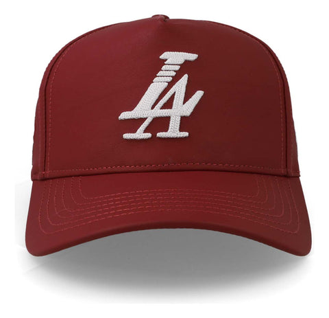 Gorra Reference Paradise La Leather Maroon Unitalla