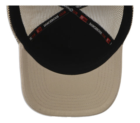 Gorra Problematic Chiquete Paperplane Malla Arena Pmar Beige
