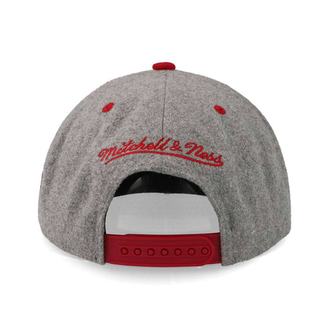 Gorra Mitchell & Ness NBA Melton Patch Snap Bulls Gris Uni