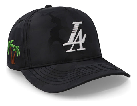 Gorra Reference Paradise La Black Camo Ref500 Negro Unitalla